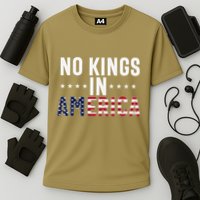 No Kings In America Flag Protest Save Democracy Cooling Performance Crew T-Shirt