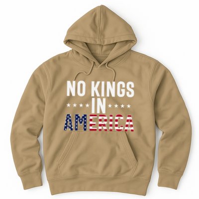 No Kings In America Flag Protest Save Democracy Hoodie