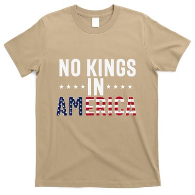 No Kings In America Flag Protest Save Democracy T-Shirt