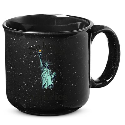 No Kings In America Flag Protest Save Democracy 15oz Campfire Ceramic Mug