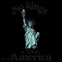 No Kings In America Flag Protest Save Democracy Flatbill Hat