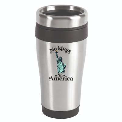 No Kings In America Flag Protest Save Democracy 16oz Travel Tumbler