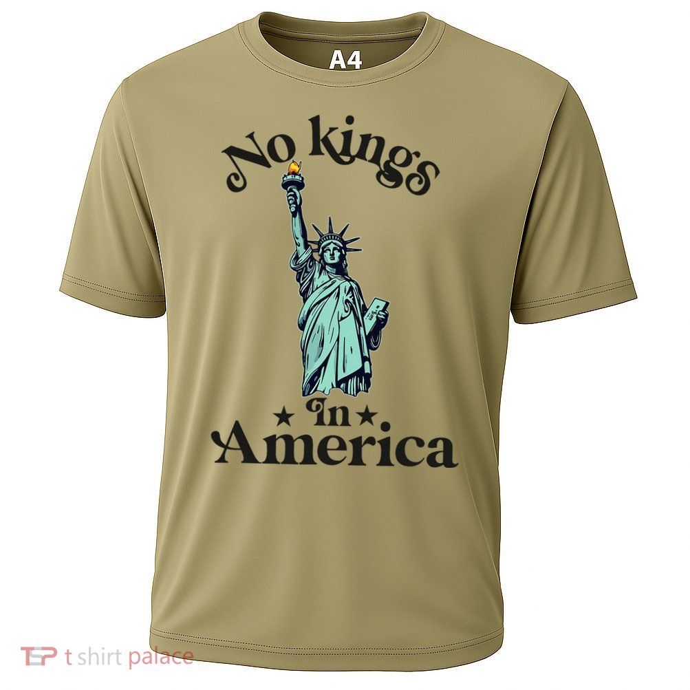 No Kings In America Flag Protest Save Democracy Performance Shirt