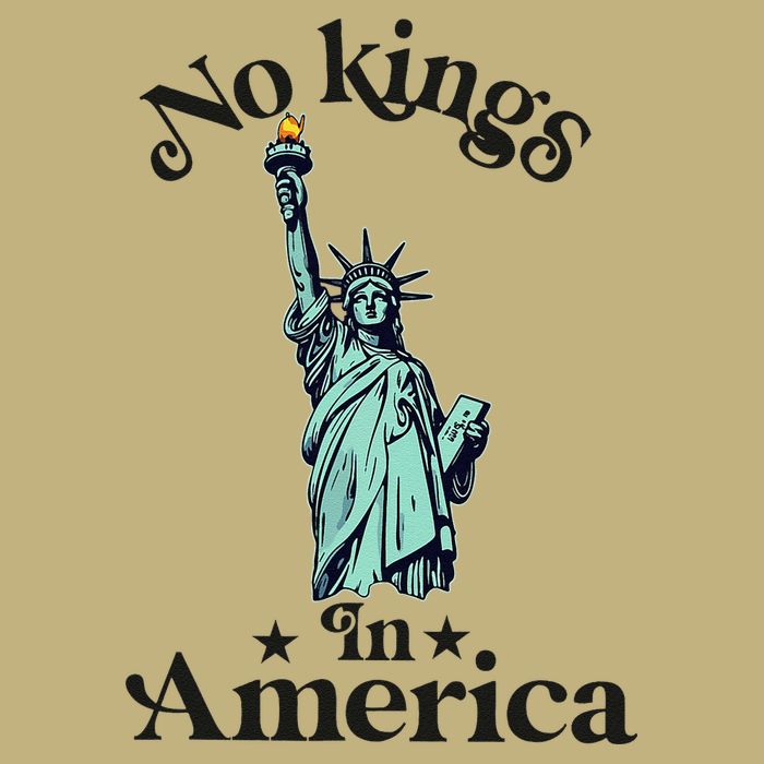 No Kings In America Flag Protest Save Democracy Cooling Performance Crew T-Shirt