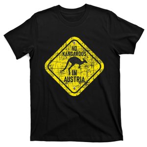 No Kangaroos In Austria Zookeeper Wildlife Animal Lover T-Shirt