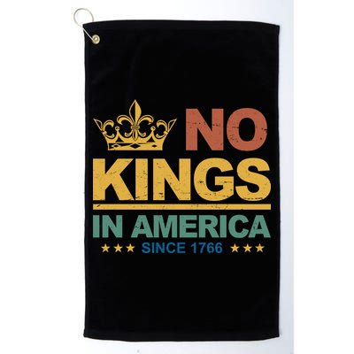 No Kings In America Vintage Democracy  Golf Towel