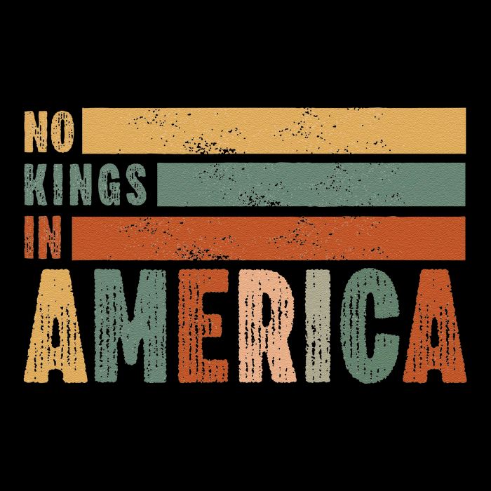 No Kings In America Flag Protest Save Democracy Sustainable Bucket Hat