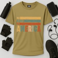 No Kings In America Flag Protest Save Democracy Cooling Performance Crew T-Shirt