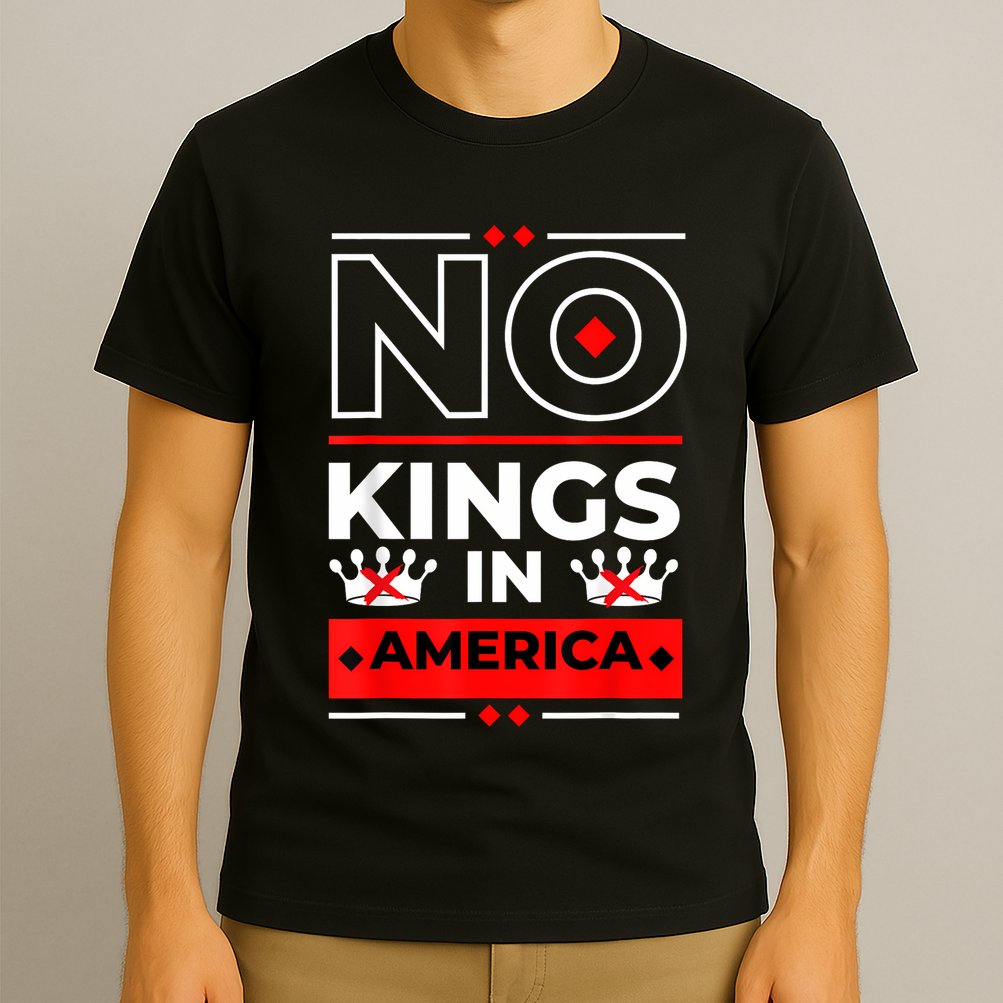 No Kings In America We The People Political T-Shirt