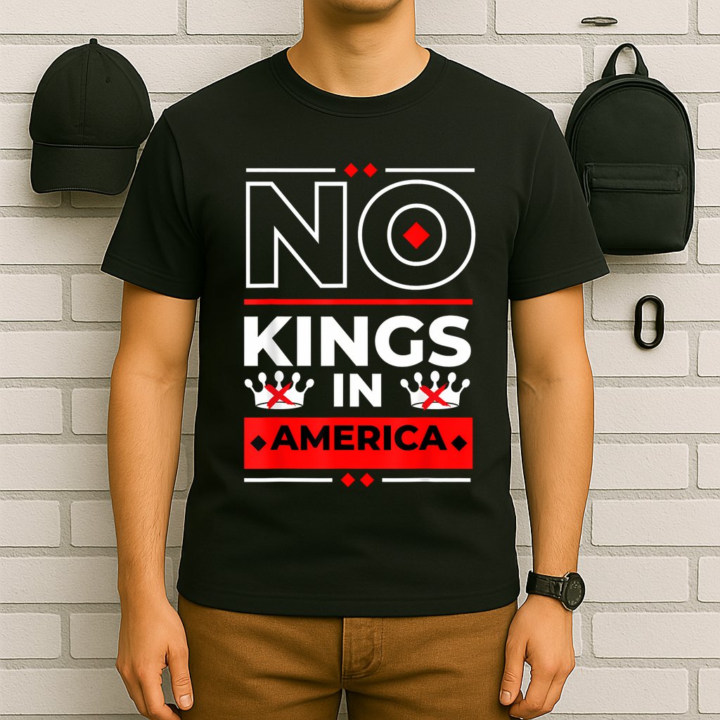 No Kings In America We The People Political T-Shirt