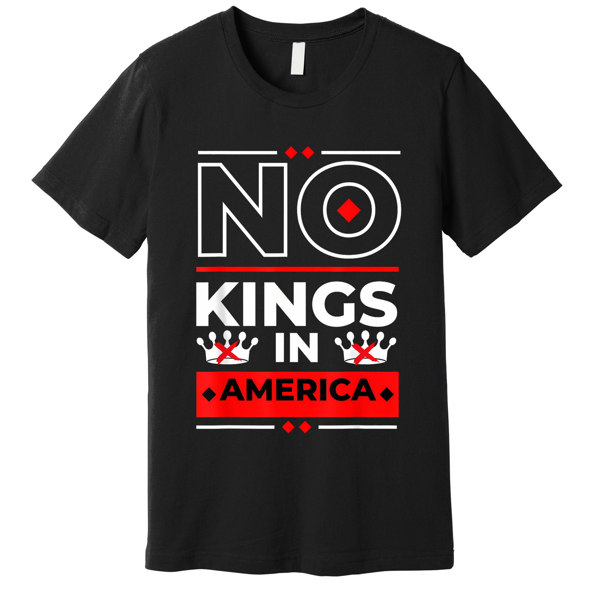 No Kings In America We The People Political Premium T-Shirt