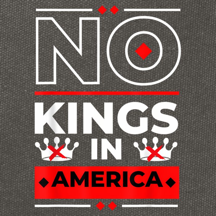 No Kings In America We The People Political Cotton Canvas Backpack
