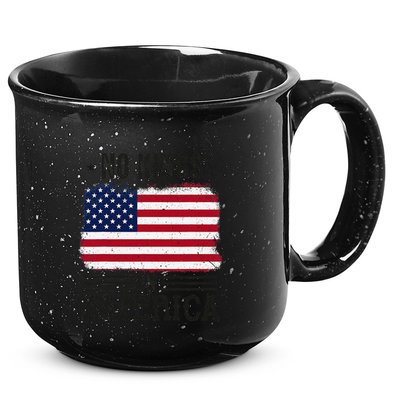 No Kings In America Flag Protest Save Democracy 15oz Campfire Ceramic Mug
