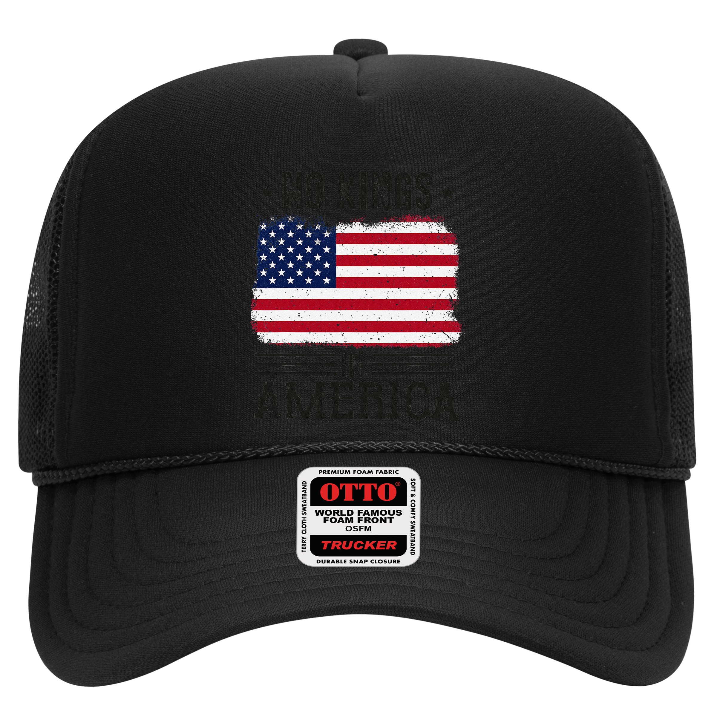 No Kings In America Flag Protest Save Democracy Hat