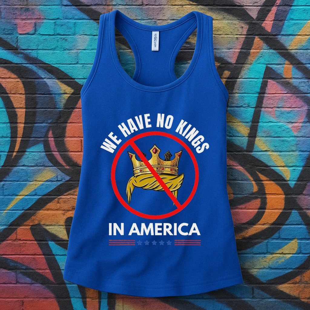No Kings In America Womens Tank Top
