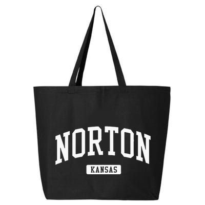 Norton Kansas KS Vintage Athletic Sports Design 25L Jumbo Tote