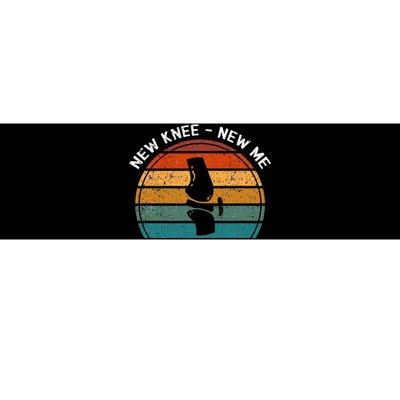 New Knee New Me Knee Surgery Knee Replacement Bumper Sticker