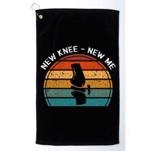 New Knee New Me Knee Surgery Knee Replacement Platinum Collection Golf Towel