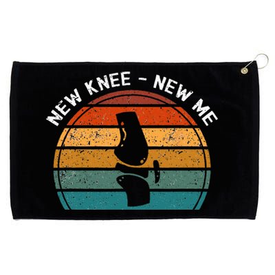 New Knee New Me Knee Surgery Knee Replacement Grommeted Golf Towel