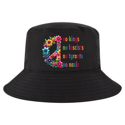 No Kings No Fascists No Tyrants No Nazis Cool Comfort Performance Bucket Hat