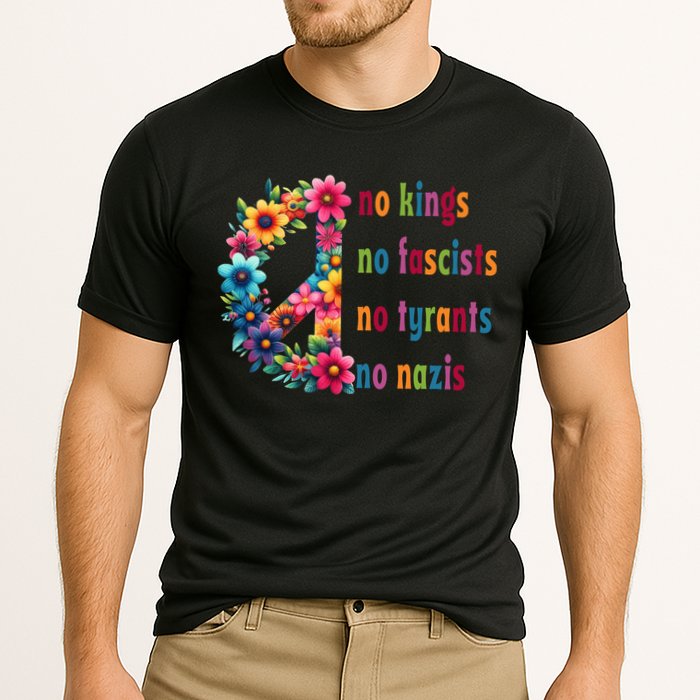 No Kings No Fascists No Tyrants No Nazis Performance Shirt