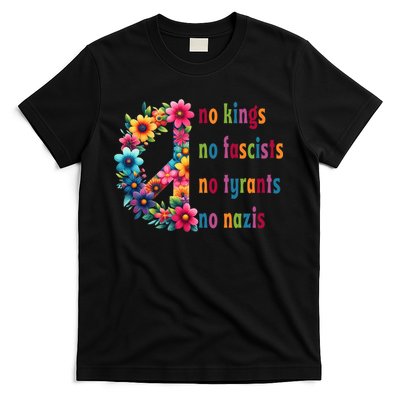 No Kings No Fascists No Tyrants No Nazis T-Shirt