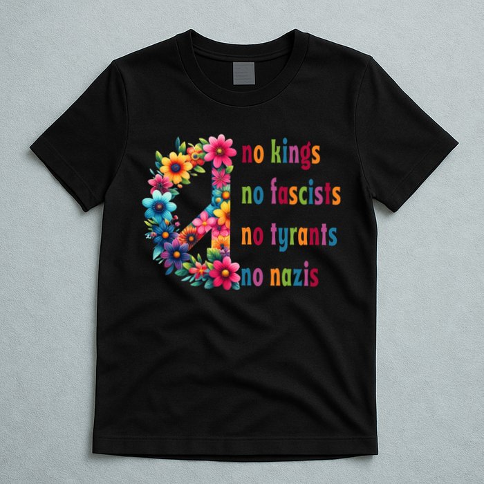 No Kings No Fascists No Tyrants No Nazis T-Shirt