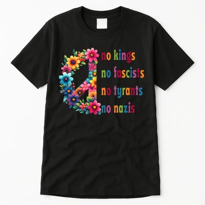 No Kings No Fascists No Tyrants No Nazis Tall T-Shirt