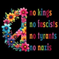 No Kings No Fascists No Tyrants No Nazis Impact Tech Backpack
