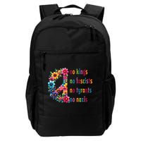 No Kings No Fascists No Tyrants No Nazis Backpack