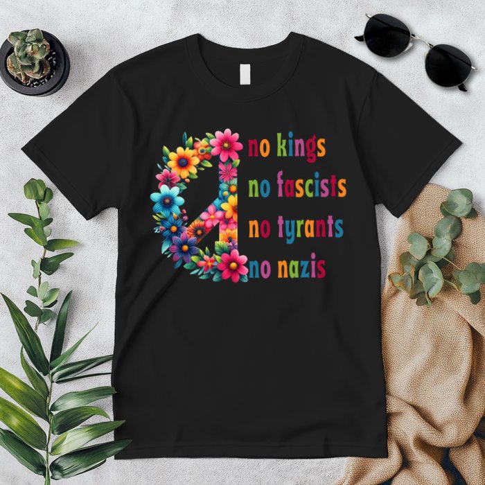 No Kings No Fascists No Tyrants No Nazis Premium T-Shirt