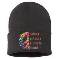 No Kings No Fascists No Tyrants No Nazis Sustainable Knit Beanie