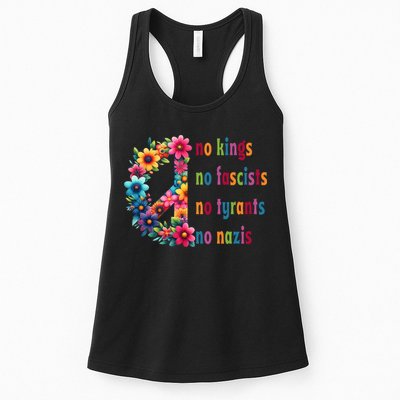 No Kings No Fascists No Tyrants No Nazis Womens Tank Top