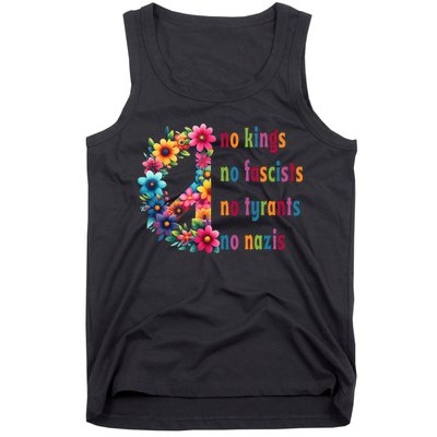 No Kings No Fascists No Tyrants No Nazis Tank Top