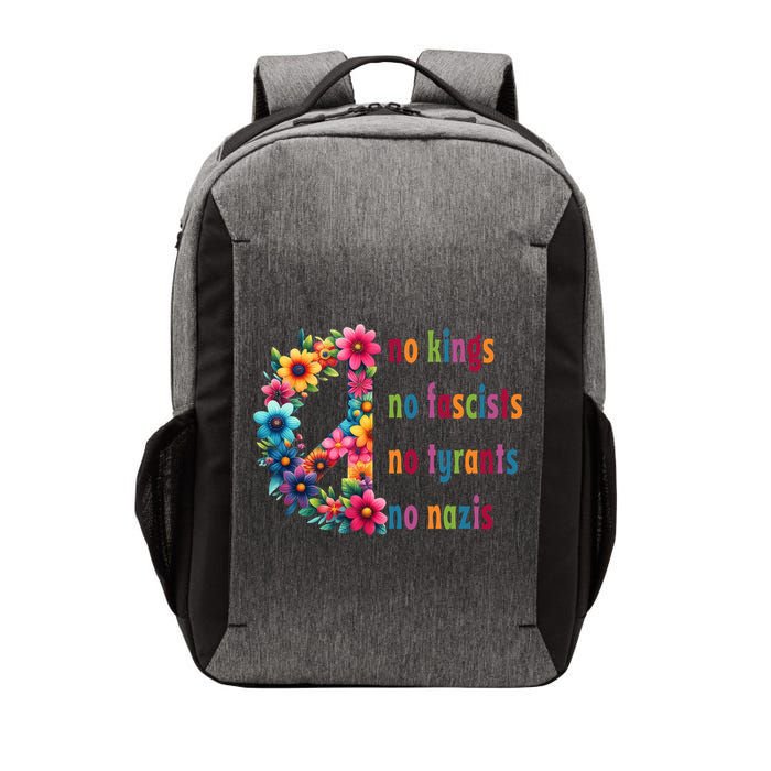No Kings No Fascists No Tyrants No Nazis Vector Backpack