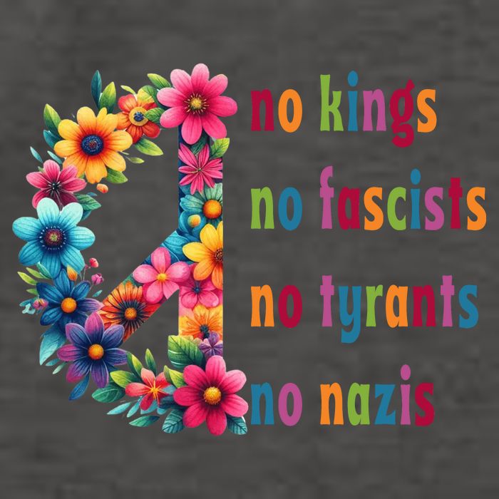 No Kings No Fascists No Tyrants No Nazis Vector Backpack