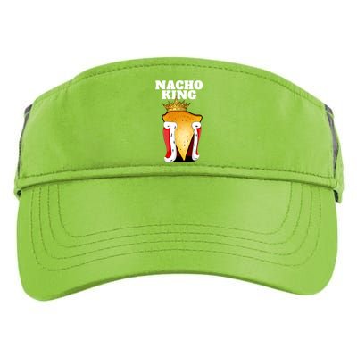 Nacho King Nacho Lover Gift Cute Mexican Nachos Gift Adult Drive Performance Visor