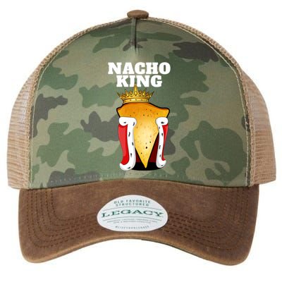 Nacho King Nacho Lover Gift Cute Mexican Nachos Gift Legacy Tie Dye Trucker Hat