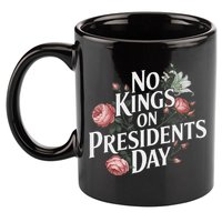 No Kings On Presidents Day Retro Anti Trump Subtle Protest 11oz C Handle Ceramic Mug