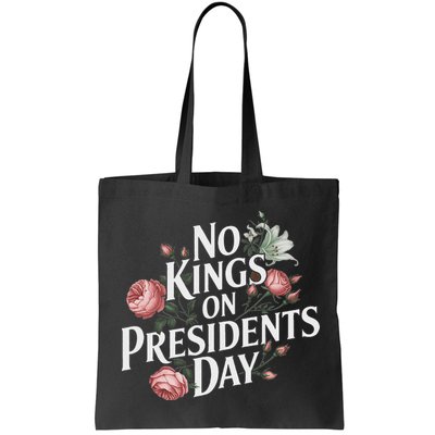 No Kings On Presidents Day Retro Anti Trump Subtle Protest Bag
