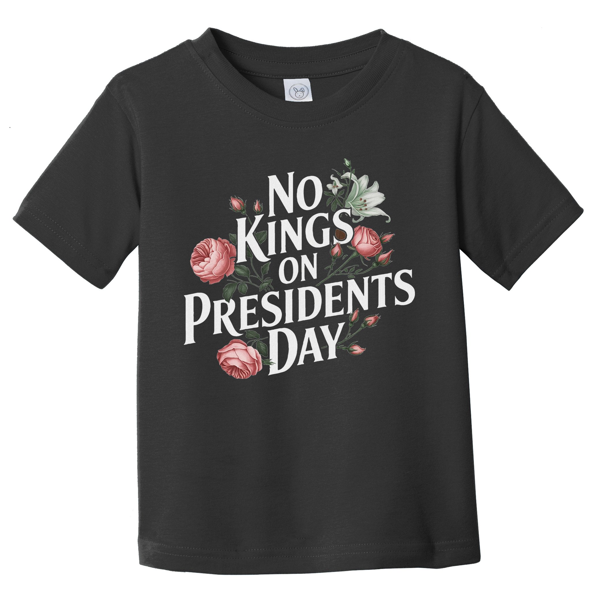 No Kings On Presidents Day Retro Anti Trump Subtle Protest Toddler T-Shirt