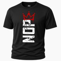 No Kings Protest Sign Vertical Cooling Performance Crew T-Shirt