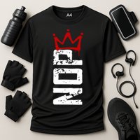 No Kings Protest Sign Vertical Cooling Performance Crew T-Shirt