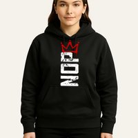 No Kings Protest Sign Vertical Hoodie