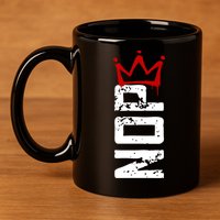 No Kings Protest Sign Vertical 11oz C Handle Ceramic Mug