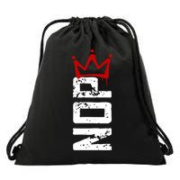 No Kings Protest Sign Vertical Drawstring Bag