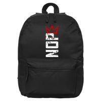 No Kings Protest Sign Vertical 16 in Basic Backpack