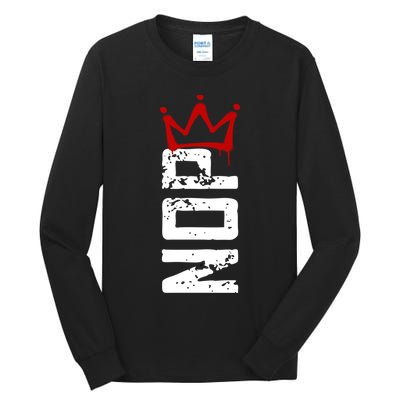 No Kings Protest Sign Vertical Tall Long Sleeve T-Shirt