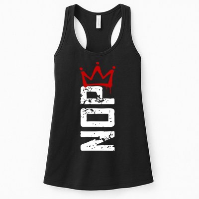 No Kings Protest Sign Vertical Womens Tank Top