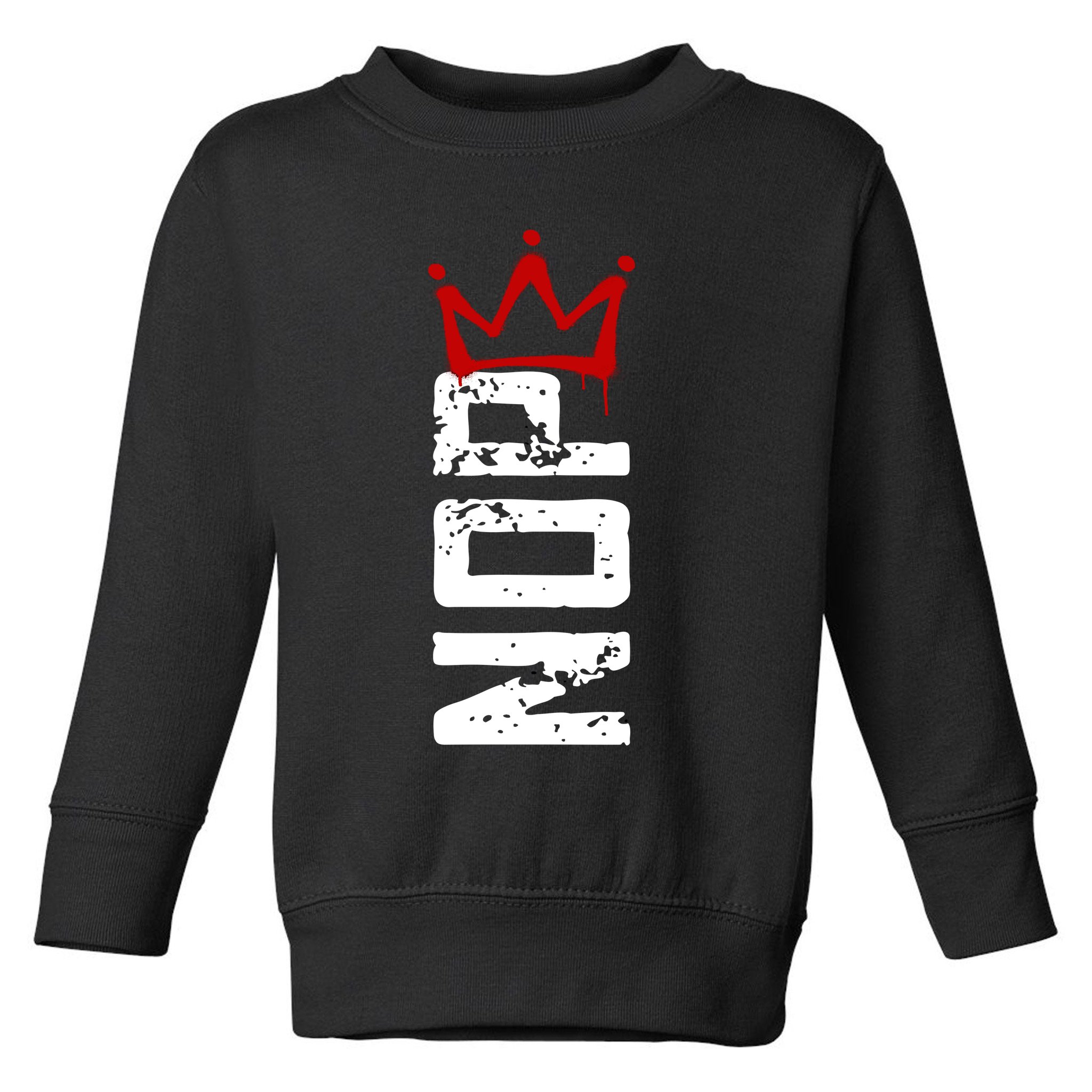 No Kings Protest Sign Vertical Toddler Sweatshirt